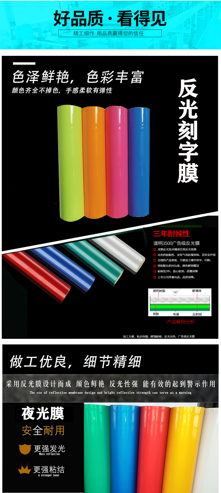 進口反光刻字膜 進口反光刻字膜