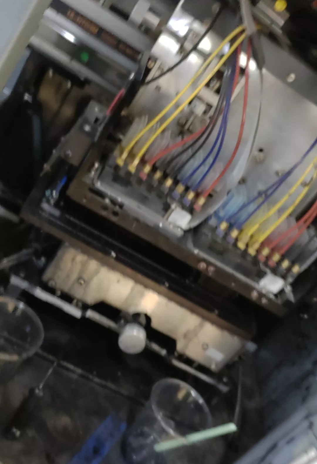 數碼印花機噴頭移動